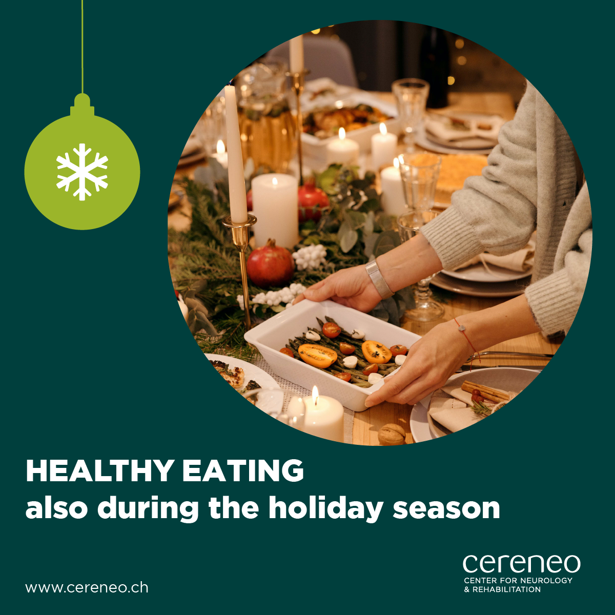 Maintaining a healthy nutrition for patients with neurological impairments also during the Christmas season
