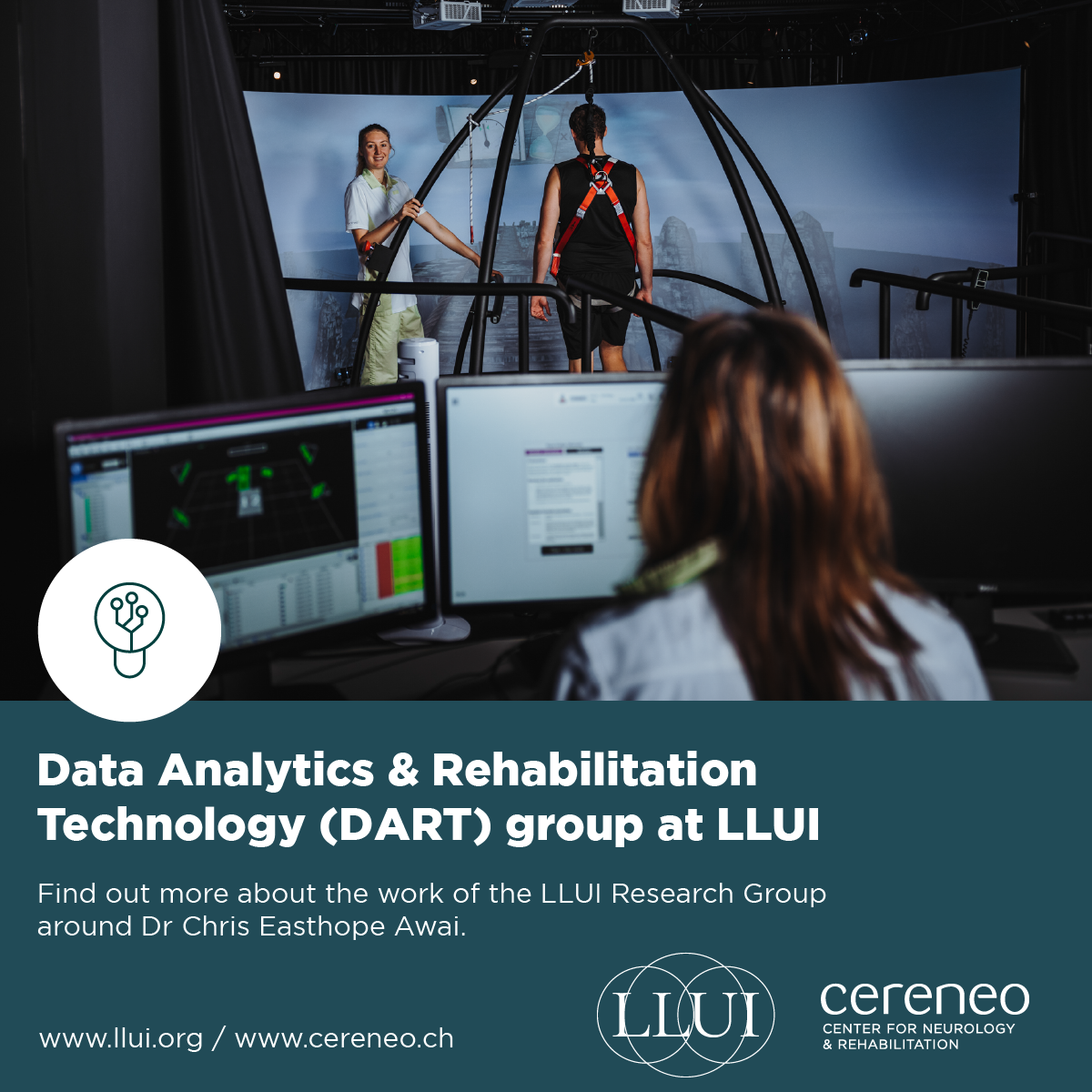Research Collaboration between cereneo and the Data Analytics & Rehabilitation Technology (DART) group at LLUI