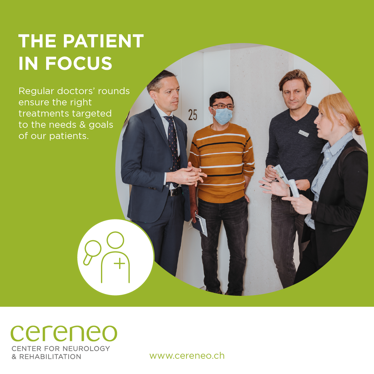 Individualised care and treatment for patients on all levels