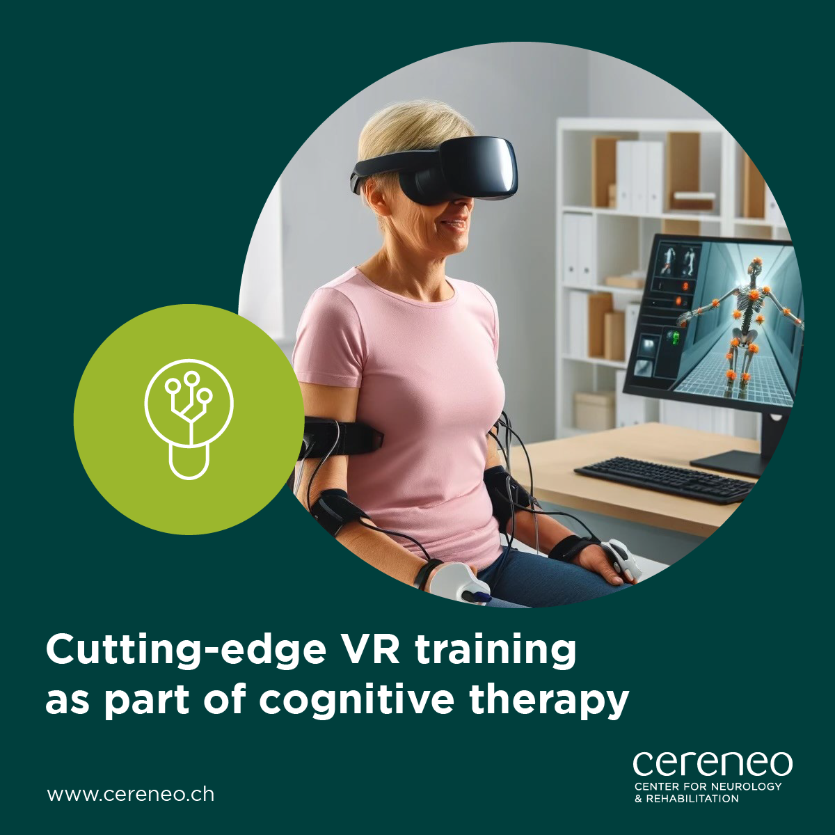 Cutting-edge virtual reality (VR) training as part of cognitive therapy