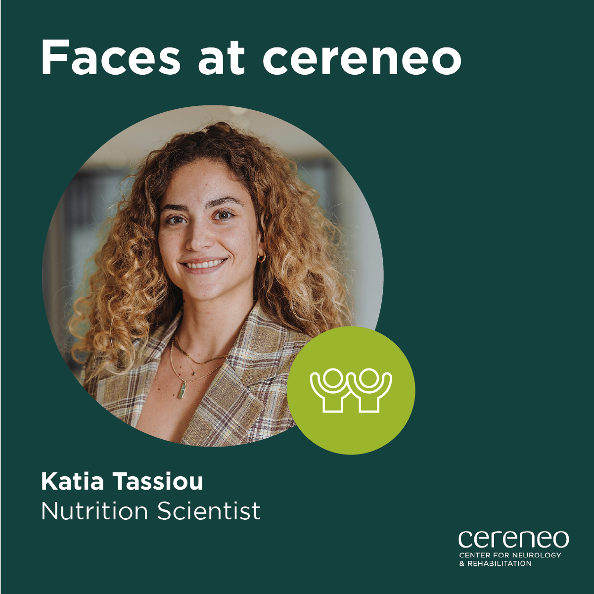 Faces at cereneo: What does Nutrition has to do with Neurorehabilitation?