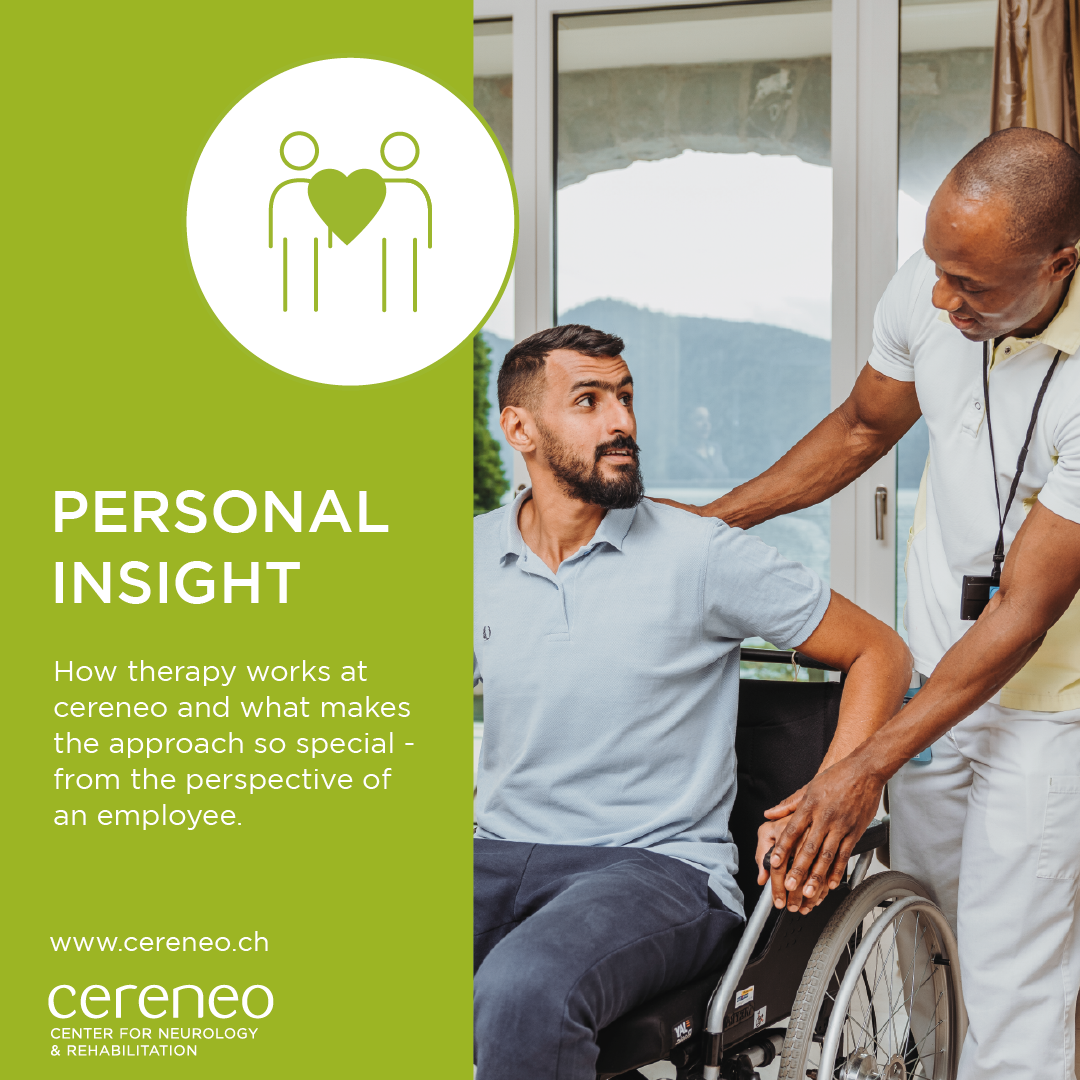 How I experience everyday life at cereneo: A personal insight into daily therapy with stroke patients  